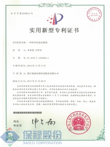 彩印防盜包裝袋